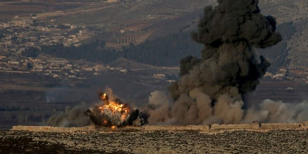 TSK, Afrin'deki PYD/PKK mevzilerini vurdu!