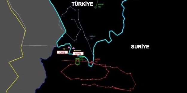 TSK düşürülen uçağın radar izini yayınladı