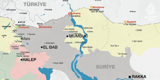 TSK, Menbiç'in 11 km ötesine konuşlandı