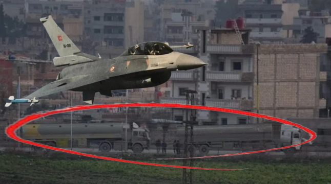 TSK vurdu PKK kudurdu… Petrol kaçırmaya başladılar… Tankerler böyle görüntülendi