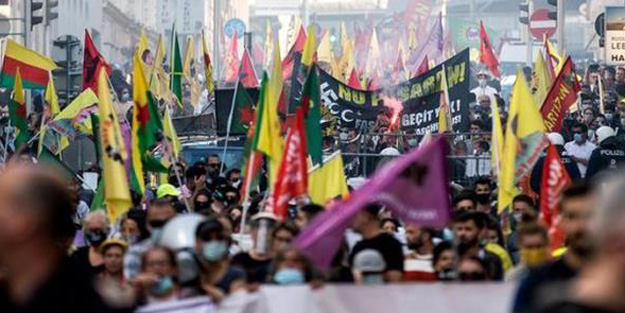 TSK vurdu, PKK yandaşları sokaklara döküldü!