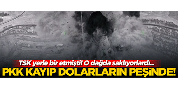 TSK vurmuştu! PKK kayıp dolarların peşine düştü