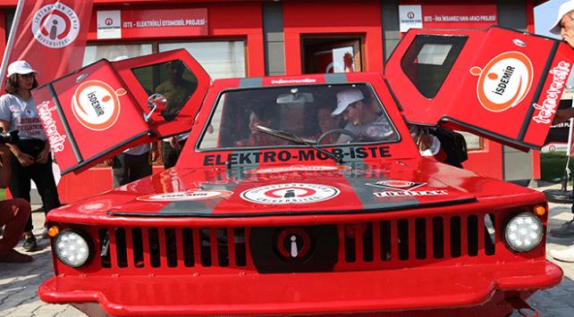 TÜBİTAK yarışması için elektrikli otomobil üretti