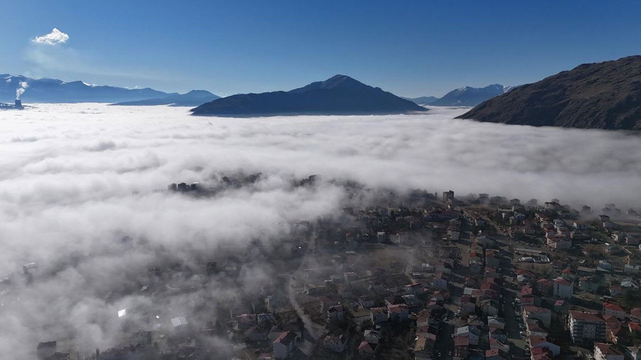 Tufanbeyli masalsı bir görünüme büründü