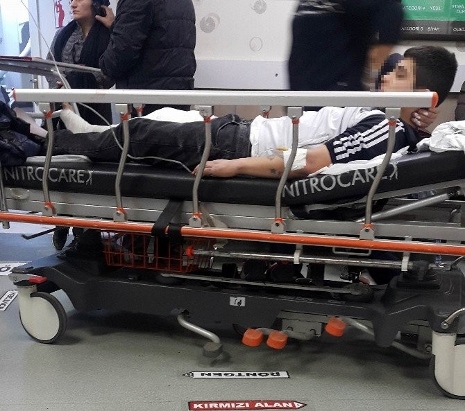 Tüfekli saldırıda bacağından yaralandı