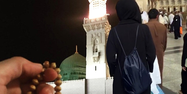 O sunucu da tesettüre girdi!