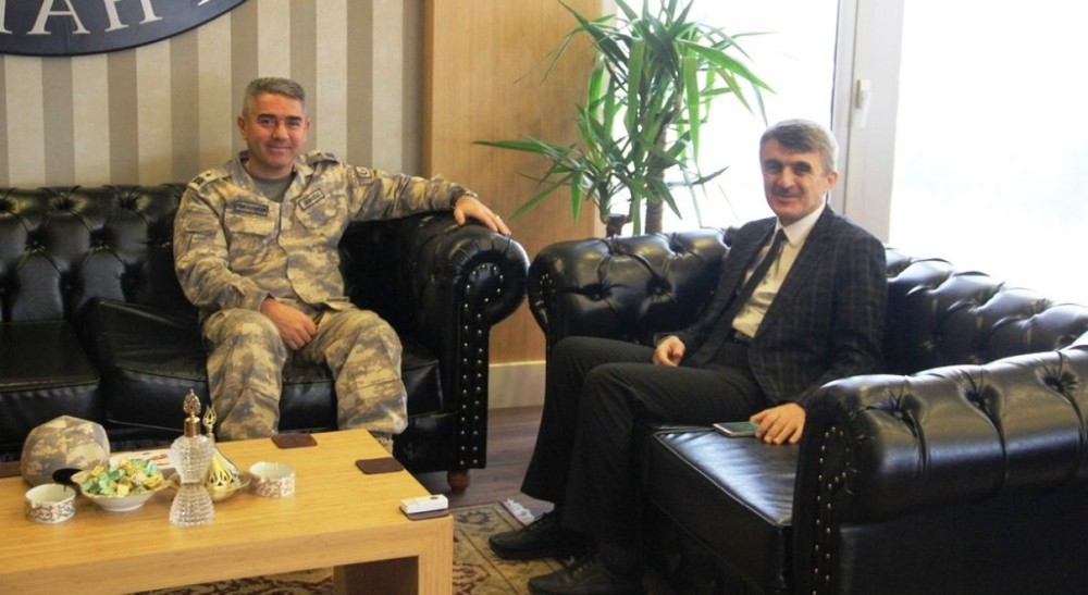 Tuğgeneral Gündüz’den Rektör Uysal’a ziyaret 