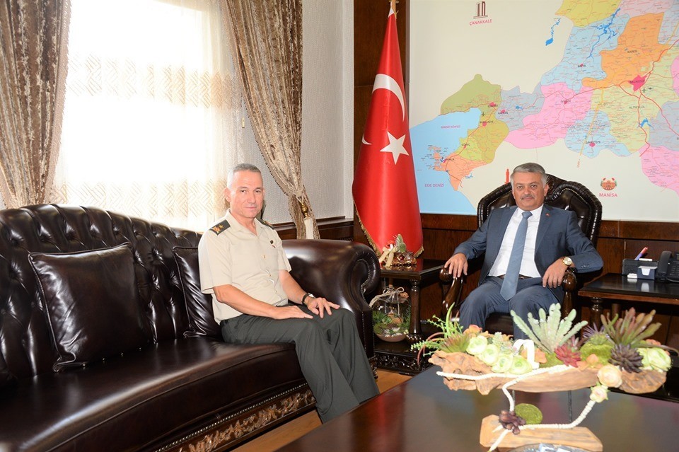 Tuğgeneral Yaralı’dan Vali Yazıcı’ya veda ziyareti 
