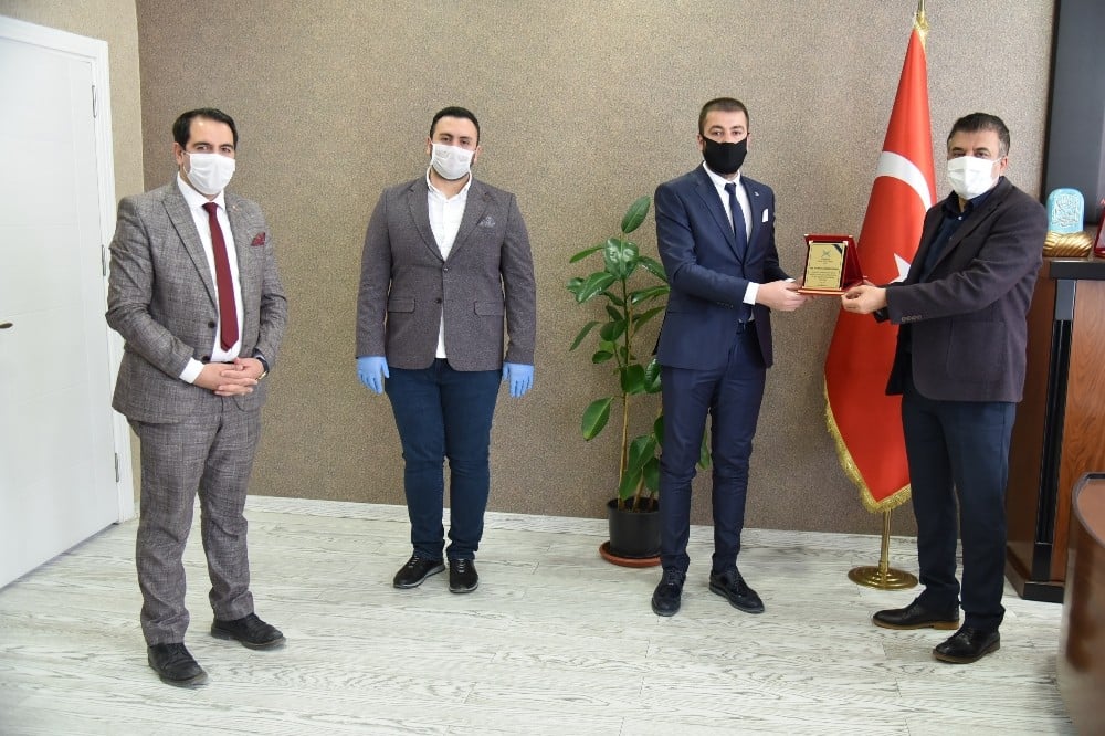 TÜGVA heyetinden Müdür Sünnetçioğlu’na ziyaret 