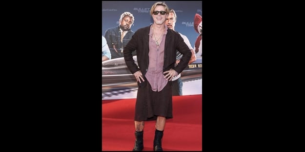 Tüh sana ‘Etekli’! LGBT salgınında Brad Pitt oyunu