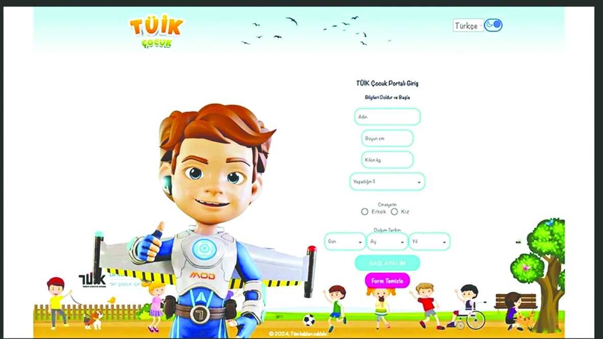 TÜİK çocuklar için hayata geçirdiği portalı güncelledi