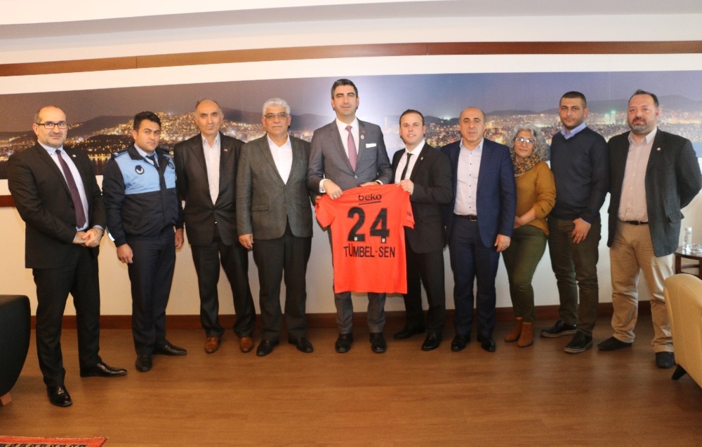 Tüm Bel-Sen’den Başkan Gökhan Yüksel’e ziyaret 