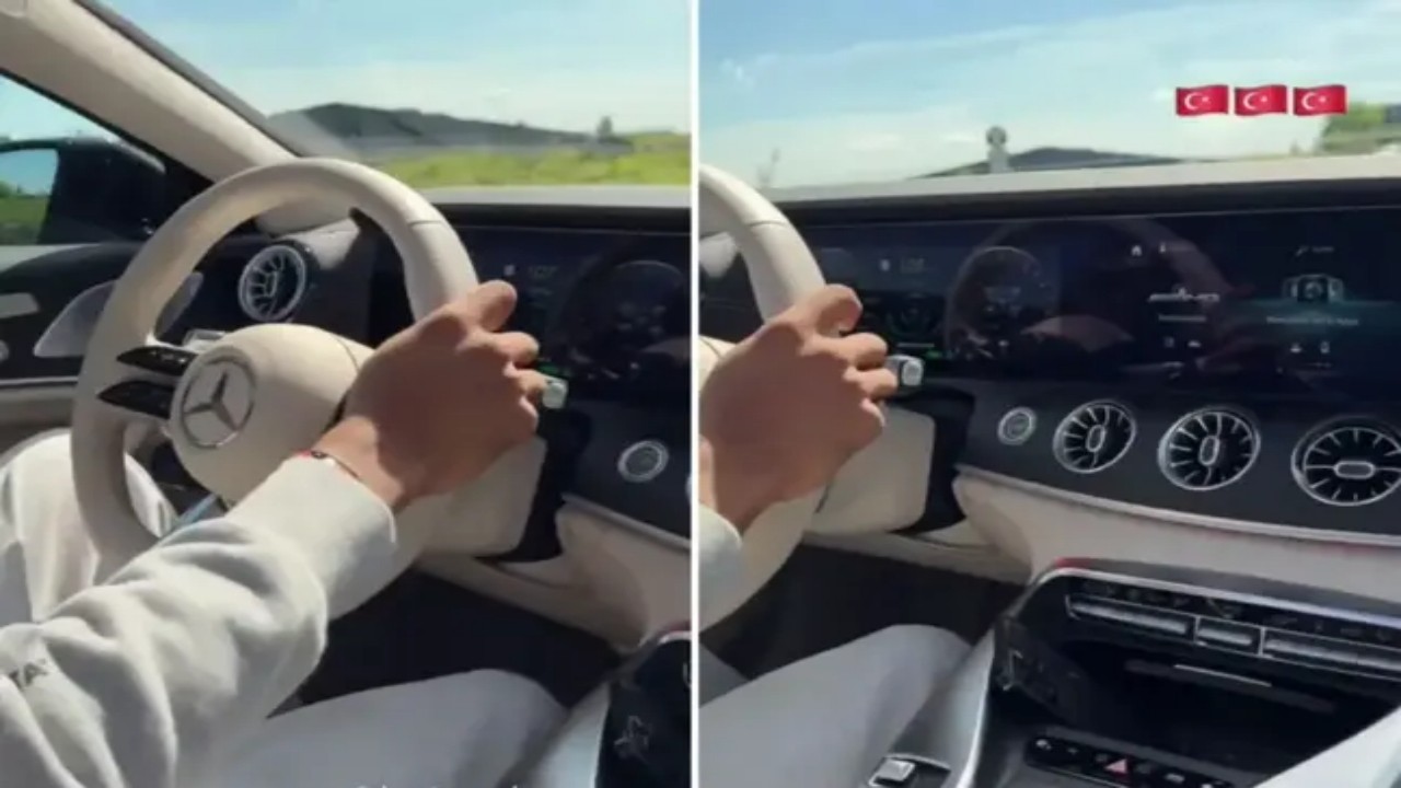 Tüm Türkiye bunu konuşuyor! Direksiyonu tutana da söylediği şarkıya da çok ama çok şaşıracaksınız