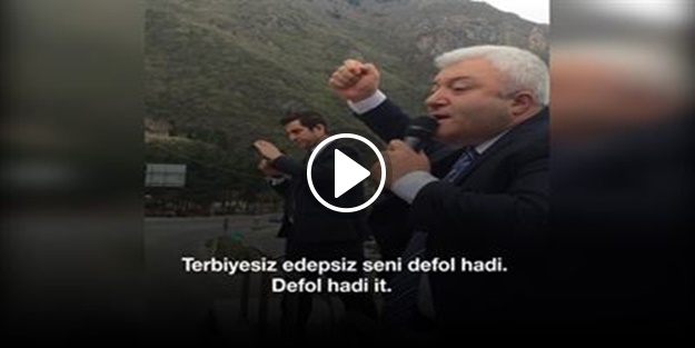 CHP'li vekil mitingde vatandaşa hakaret etti!