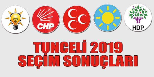 Tunceli yerel seçim sonuçları 2019 | Tunceli ilçeleri yerel seçim sonuçları