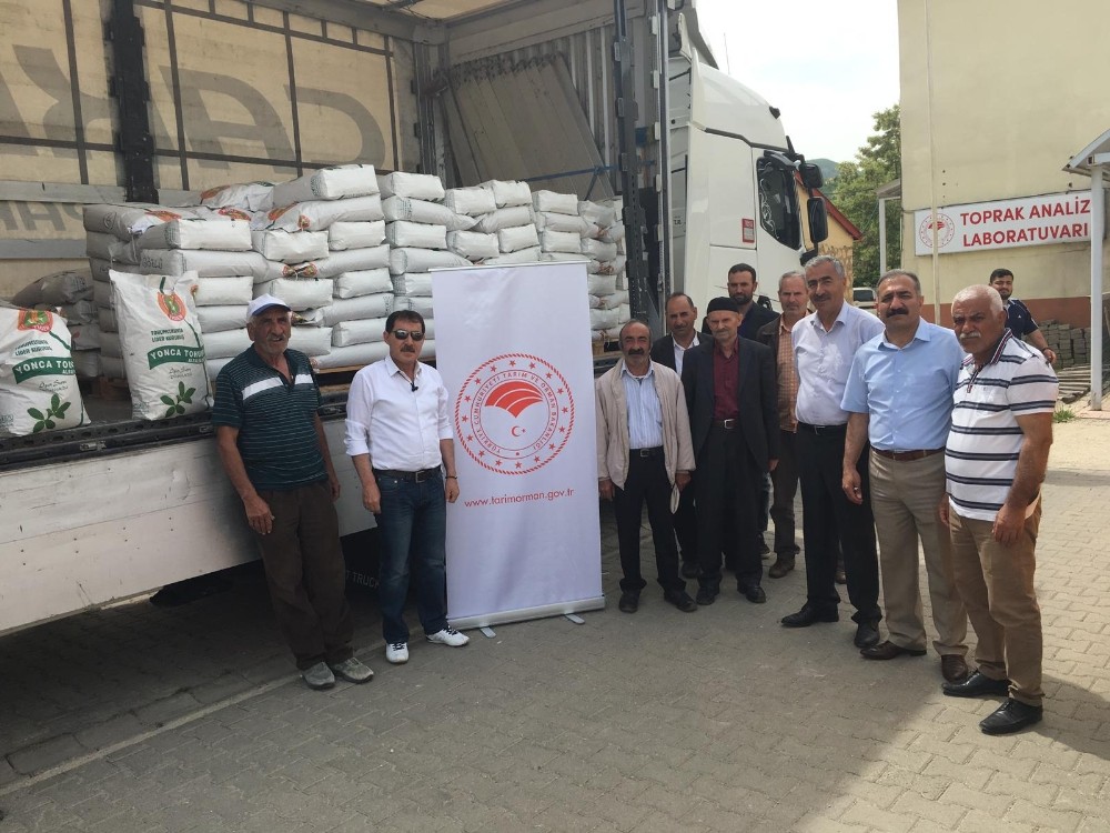 Tunceli’de çiftçilere 6 ton tohum dağıtıldı 