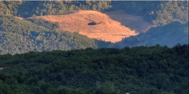Tunceli'de hava destekli operasyon