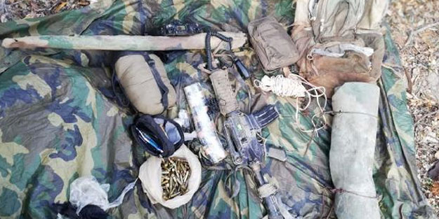 Tunceli'de PKK'ya ait mühimmatlar ele geçirildi