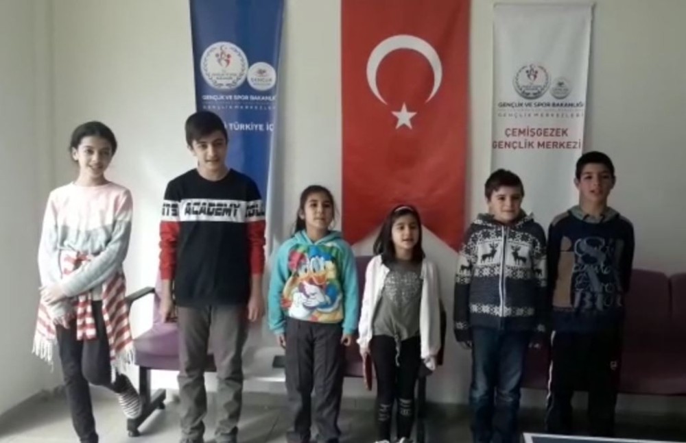 Tuncelili çocuklardan deprem için duyarlılık çağrısı 