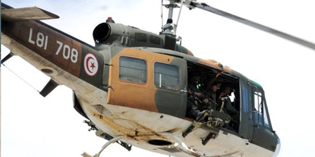 Tunus’ta askeri helikopter kayboldu!