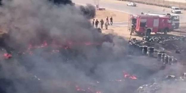 Tunus'ta feci kaza: 20 araç birbirine girdi