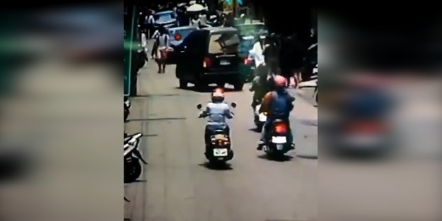 Tüplü araç bomba gibi patladı!