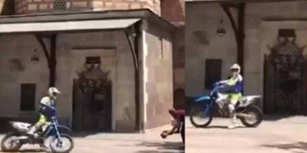 Türbe önündeki driftle ilgili bir skandal daha ortaya çıktı