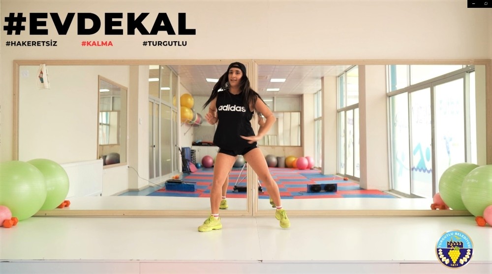Turgutlu’da evlerde zumba zamanı 