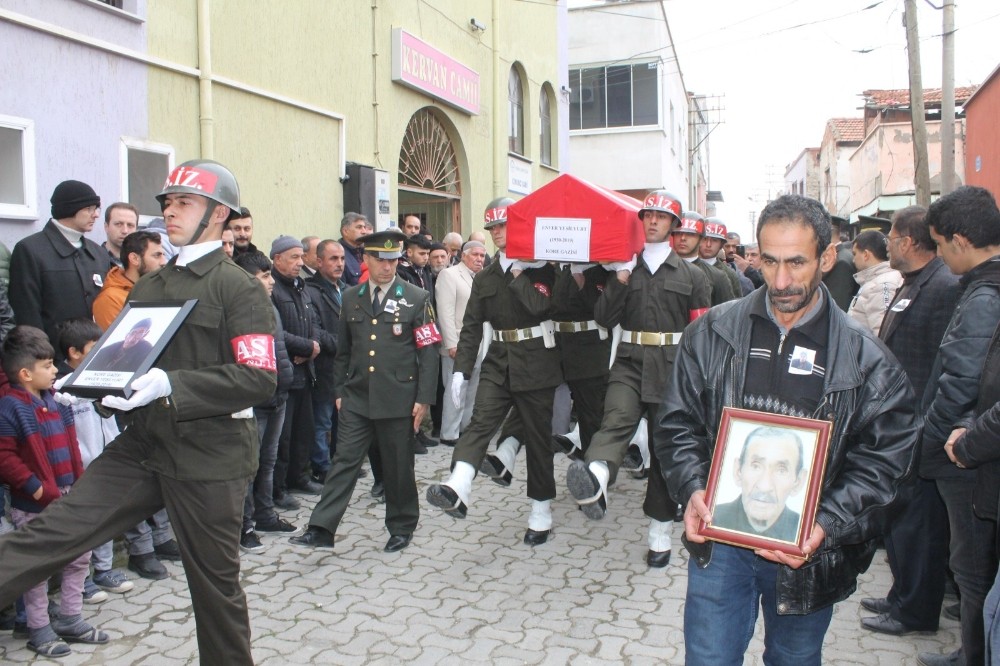 Turgutlu’da Kore gazisine son görev 