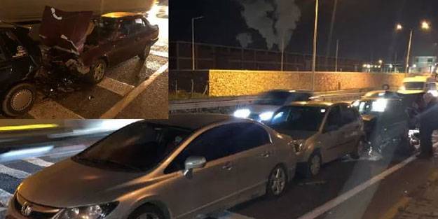 Turgutlu'da zincirleme kaza