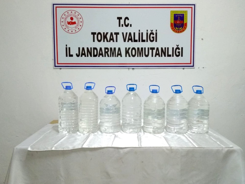 Turhal’da kaçak rakı operasyonu 