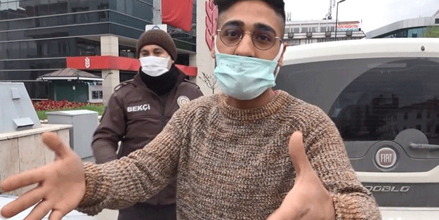 Turist olduğunu söyleyen kişi bakın kim çıktı