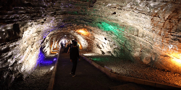 Turistler buraya akın ediyor! Iğdır’ın tuz mağaraları rotalara ekleniyor