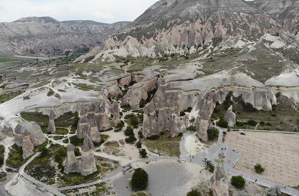 Turistler de eşlik etti! Paşabağları aslına dönüyor