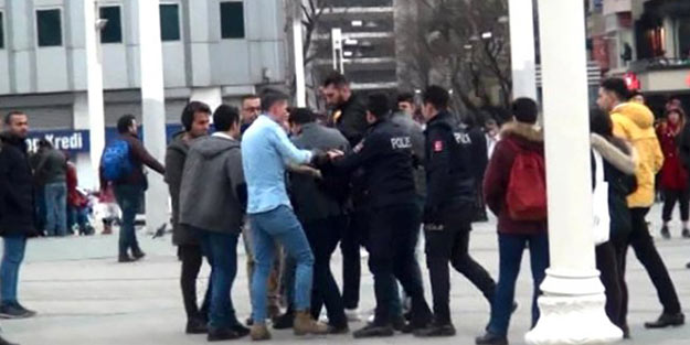 Turistlerin baş belası hanutçular, İstanbul'un göbeğinde dehşet saçtı