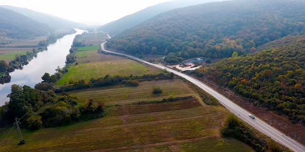 Turizm bölgesinin yolu yenilendi