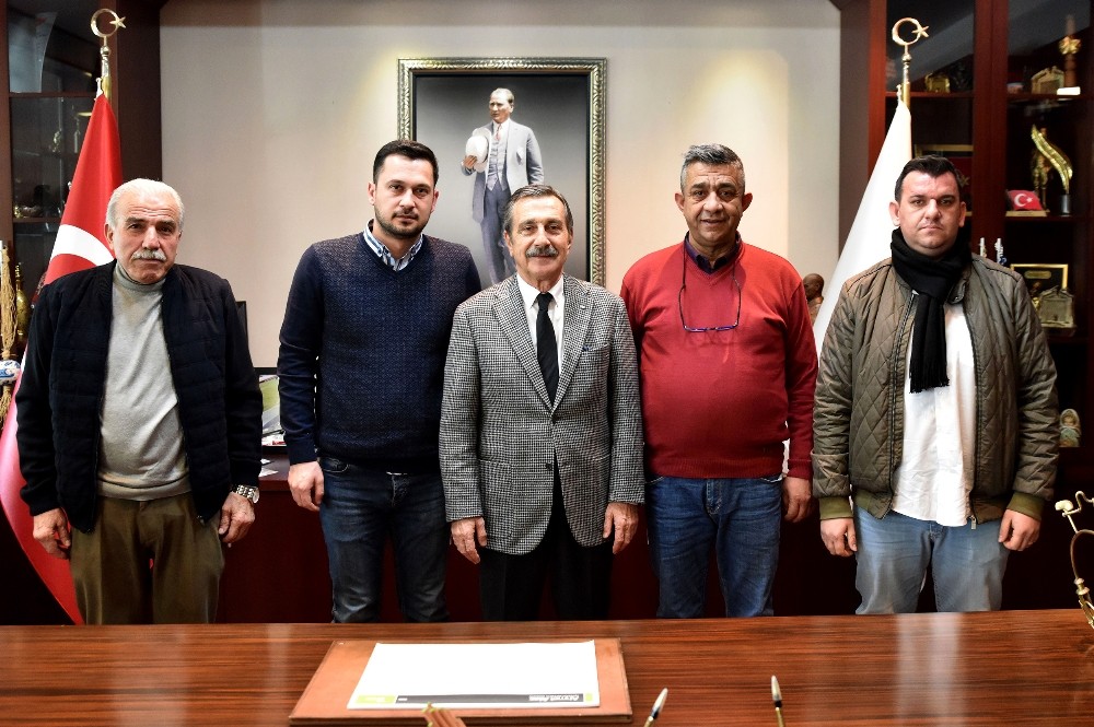 Turizm taşımacılarından Başkan Ataç’a ziyaret 