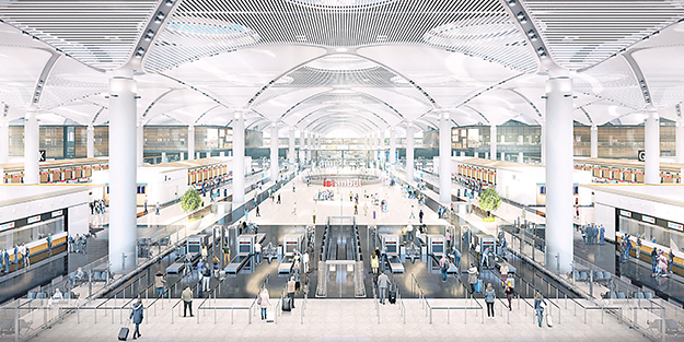 Turizmcilerin gözü yeni havalimanında