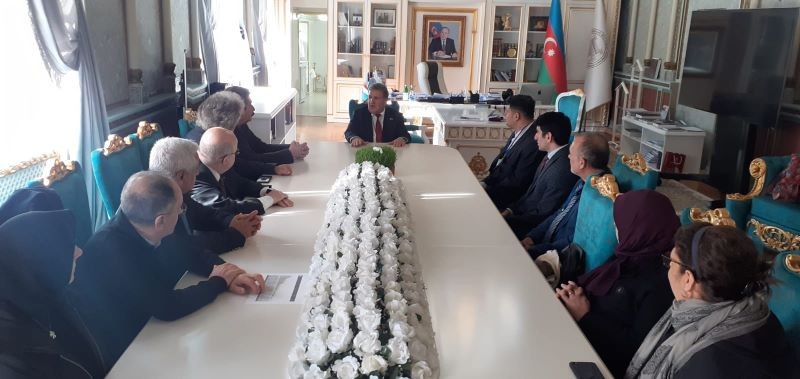 Türk akademisyen heyeti Azerbaycan Milli İlimler Akademisi’nde