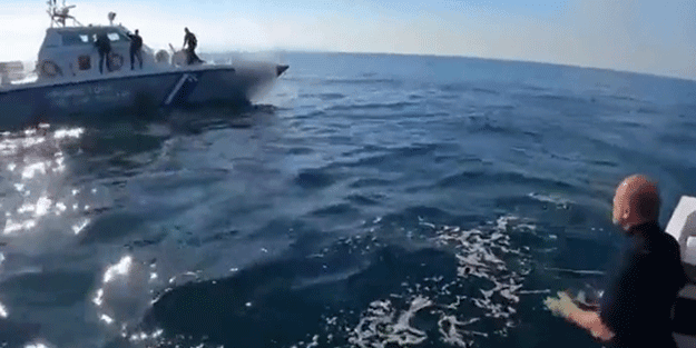 Türk balıkçı, Yunan sahil güvenliği böyle kovdu
