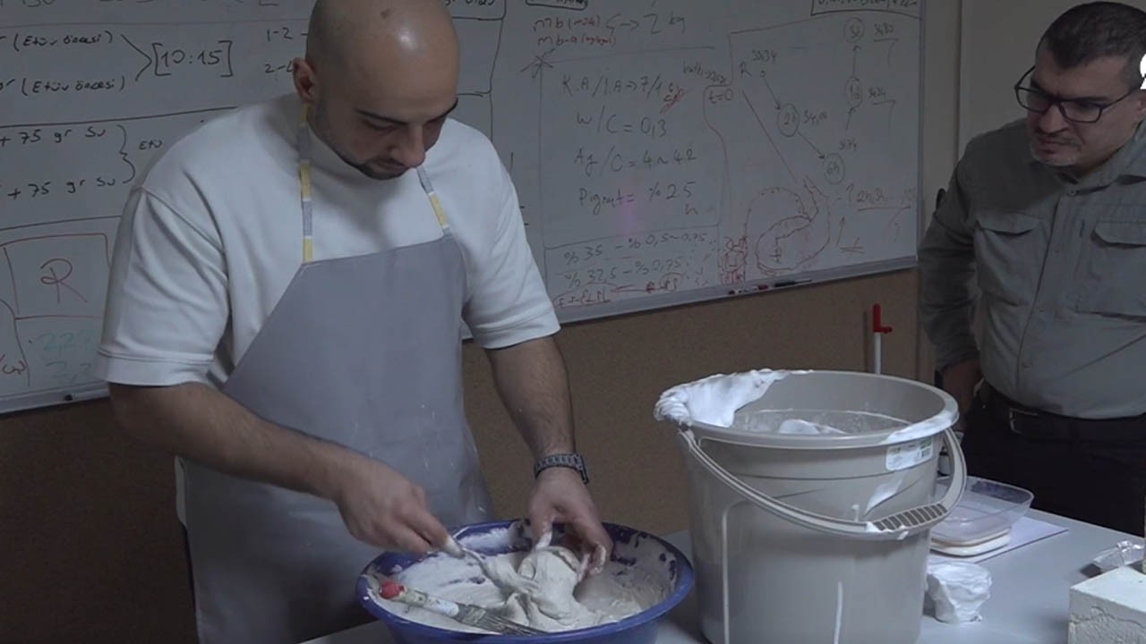 Türk bilim insanları köpük beton geliştirdi