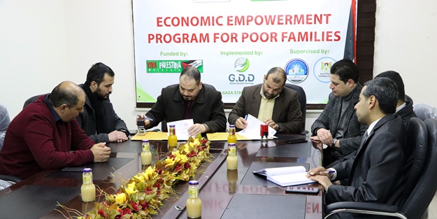 Türk dernekten Gazzeli ailelerin projelerine destek