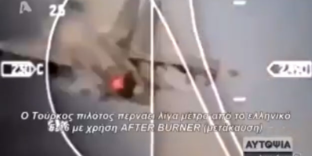 Türk F-16'sı Yunan pilotun aklını aldı