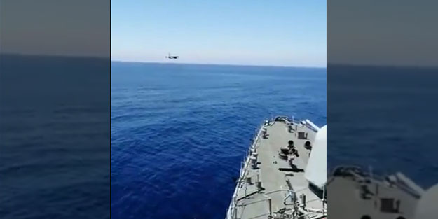 Türk F-16'sından Fatih'e selam, Yunan'a ince mesaj