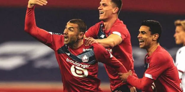 Türk futbolcular Lille'i şampiyonluğa taşıyor