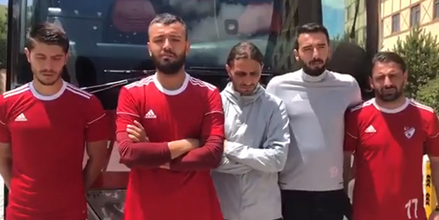 Türk futbolunun köklü takımı kepenk kapatıyor: Futbolcular kamera karşısına geçti!