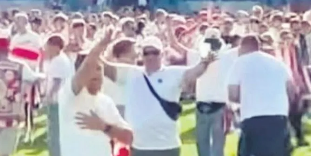 Türk Gücü maçında Hitler selamı