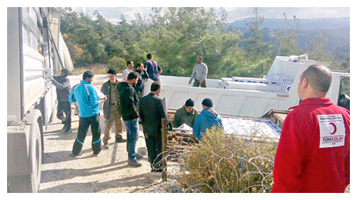 Türk Kızılayı, Türkmenleri yalnız bırakmadı