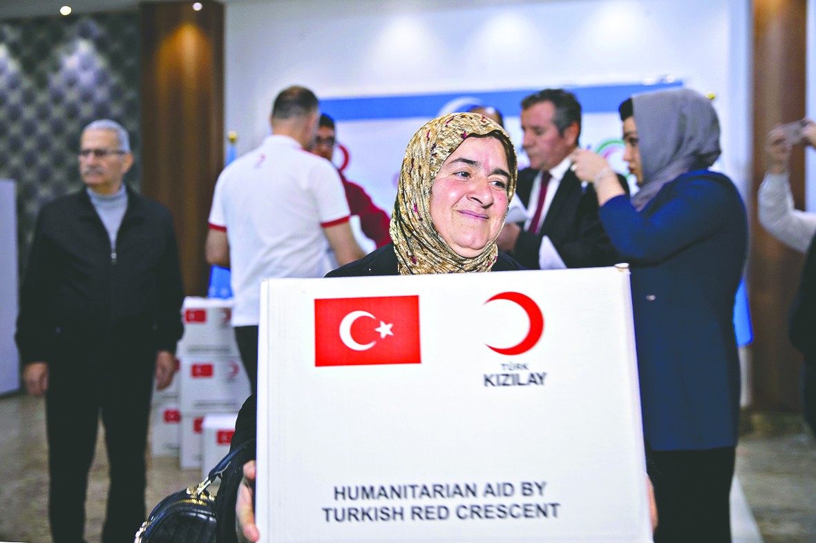 Türk Kızılay’ın eli Erbil’de muhtaç ailelere uzandı