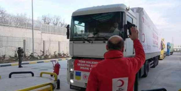 Türk Kızılayı'ndan Ukrayna'ya 3 TIR daha yardım konvoyu